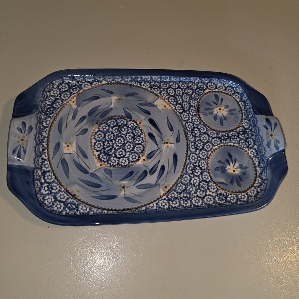 Temptations “ Old World Blue” serving platter